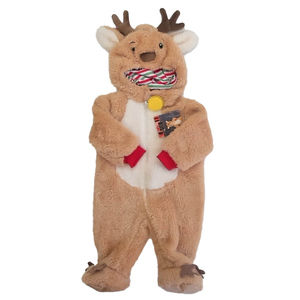 FAO Schwartz Unisex Beige Reindeer Costume size: 3-6 Months